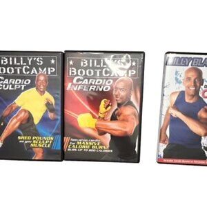 BUNDLE 3 FOR $18 Billy’s‎ Boot Camp Cardio Billy Blanks Jr Cardio Fit DVD